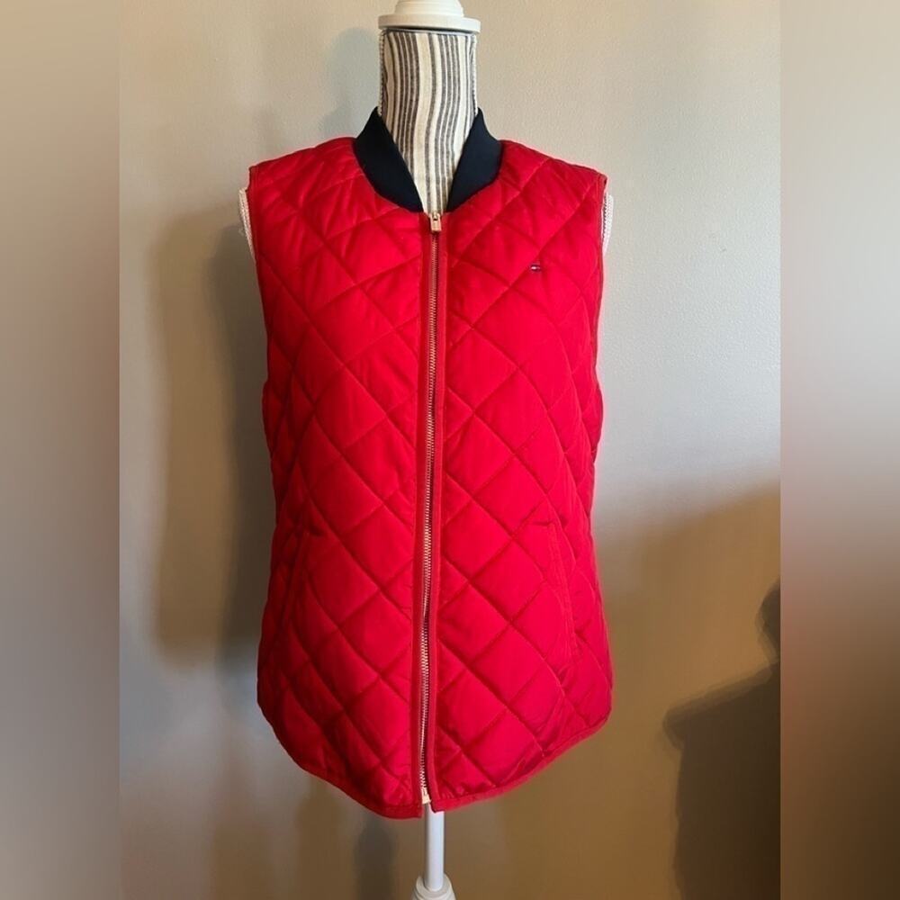 TOMMY HILFIGER WOMENS QUILTED VEST SIZE S WORN ONCE